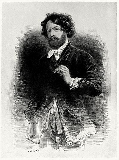 Gavarni, self-portrait