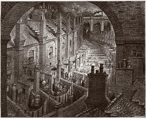 G. Doré: over London by Rail
