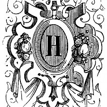 Initial Letter, H
