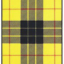 MacLeod of Lewis tartan showing a pattern of yellow and black check
