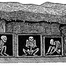 Skeletons in Swedish Tomb