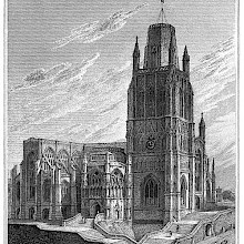 Northwest view of St Mary Redcliffe