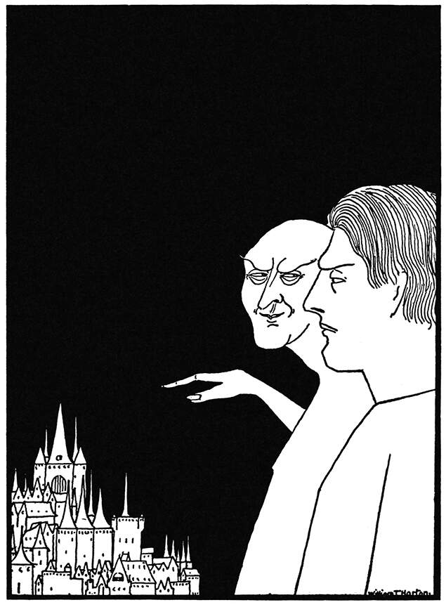 Temptation Old Book Illustrations