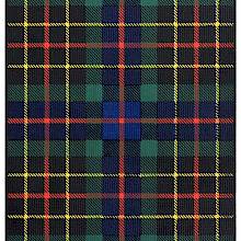 Tartan of the Brodie of Brodie showing a pattern of green, black, & blue check