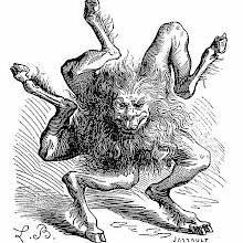 Depiction of Buer, a second-class demon and president of hell who teaches philosophy and logic