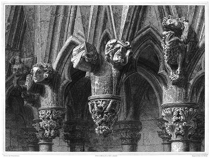 York Cathedral, capitals and pendants