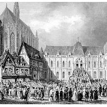 Exterior view of the Paris courthouse