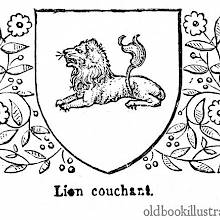 Heraldic lion