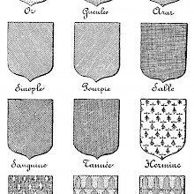 Heraldic tinctures