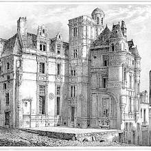 View of the Hôtel de Pincé, a sixteenth-century townhouse located in Angers