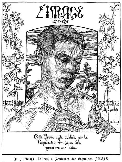 Front cover of a collection of the magazine L'Image for the years 1896-1897