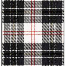 Tartan of the Clan Macpherson showing a pattern of white and black check