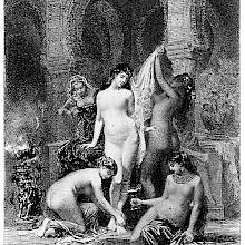 The bath of the fair Persian