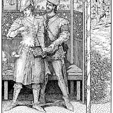 Robin Hood and Marian in their Bower