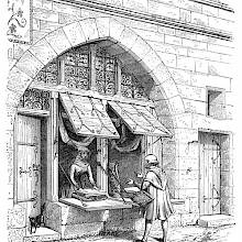 A shop in Paris between the twelfth and fourteenth century