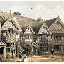 Speke Hall, the garden front, Lancashire