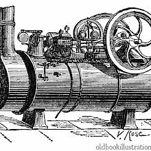 Horizontal Steam Engine