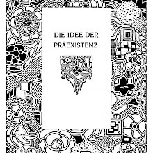 Title page for the story The Idea of Preexistence showing geometric motifs and flowers