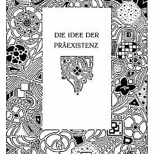 Title page for the story The Idea of Pre-existence showing Jugendstil motifs and flowers