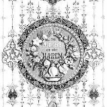 Ornamented title page to the story The Light of the Harem