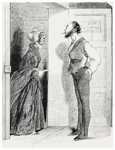 Illustration from the series Les étudiants