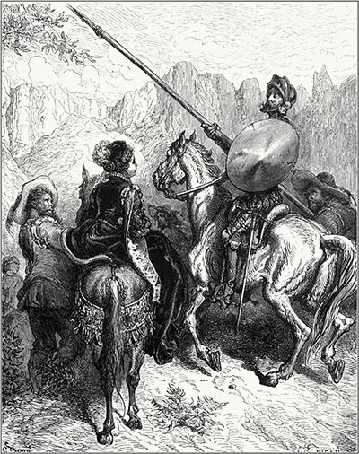 Illustration by G. Doré for Don Quixote
