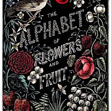 Title page illustration of The Alphabet of Flowers and Fruit