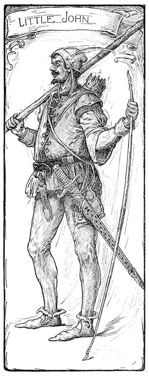 Littlejohn Material Little John | Old Book Illustrations