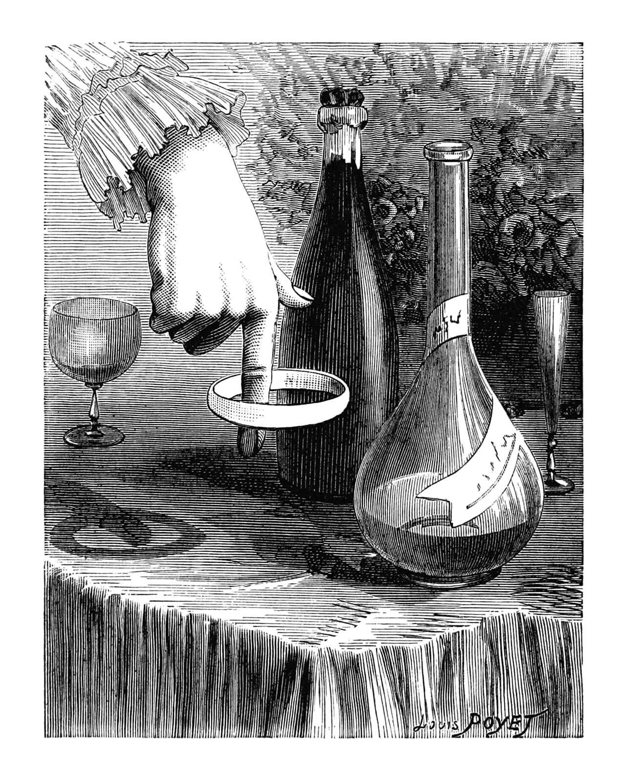 Illustration of Centrifugal Force Old Book Illustrations