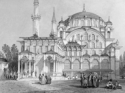 View of the Selimiye Mosque in the district of Üsküdar, on the Asian side of Istanbul