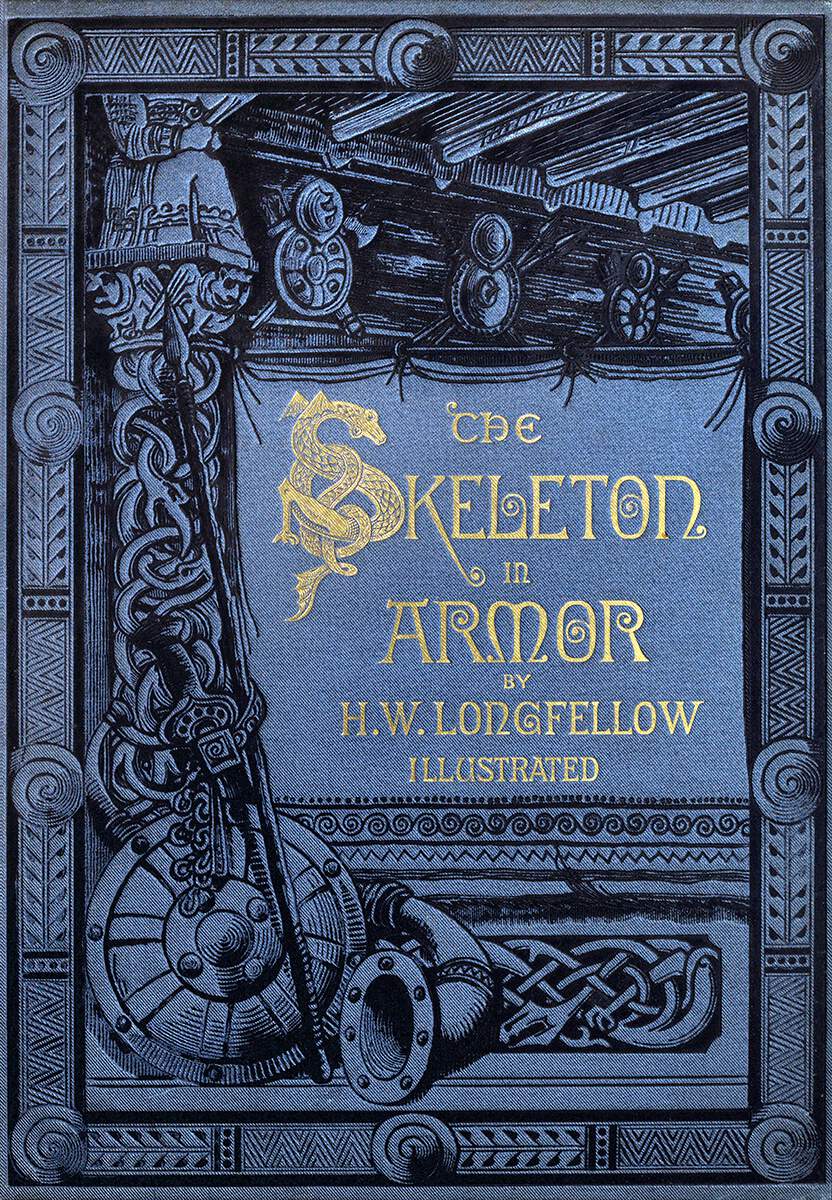 The Skeleton in Armorâ€”Cover â€“ Old Book Illustrations