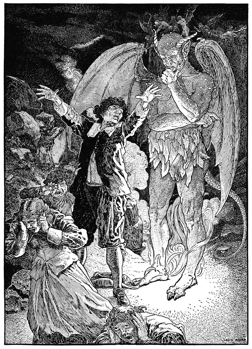 Cursing Old Book Illustrations