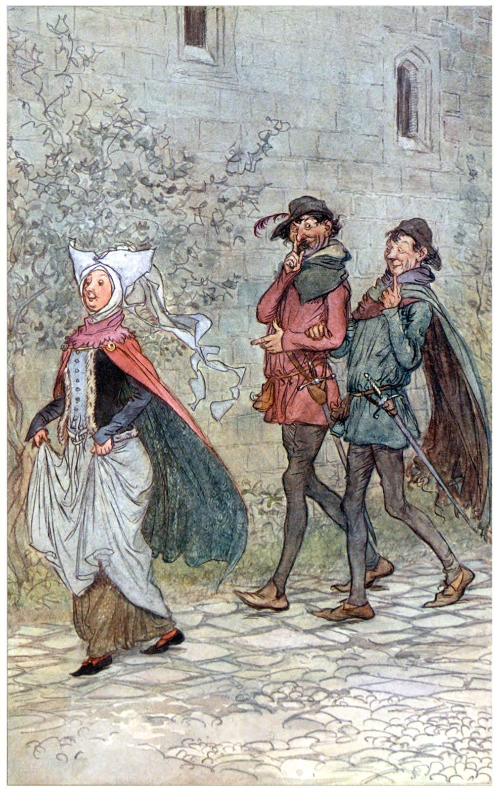 Mrs bridget old book illustrations