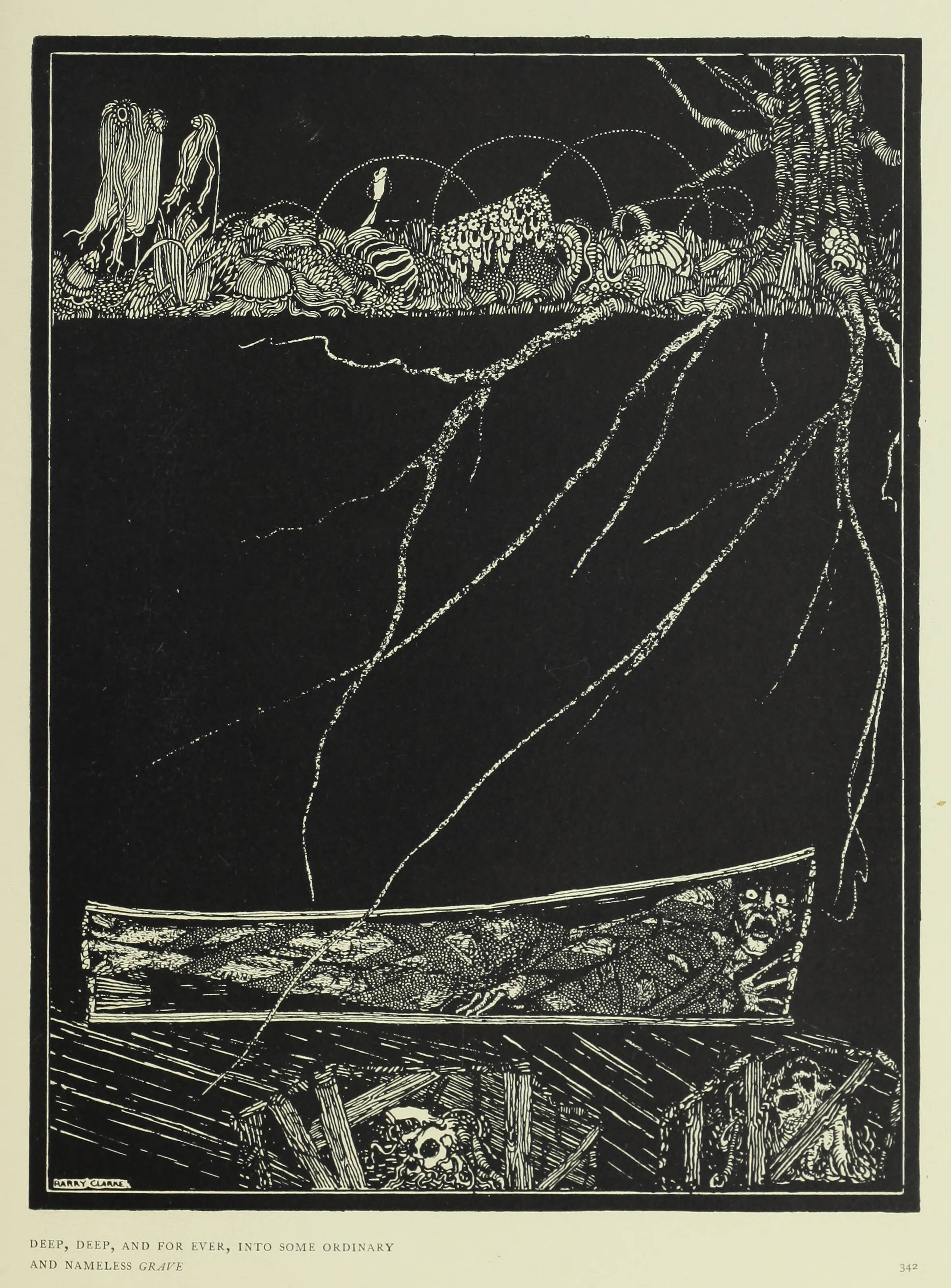 Some ordinary and nameless grave old book illustrations