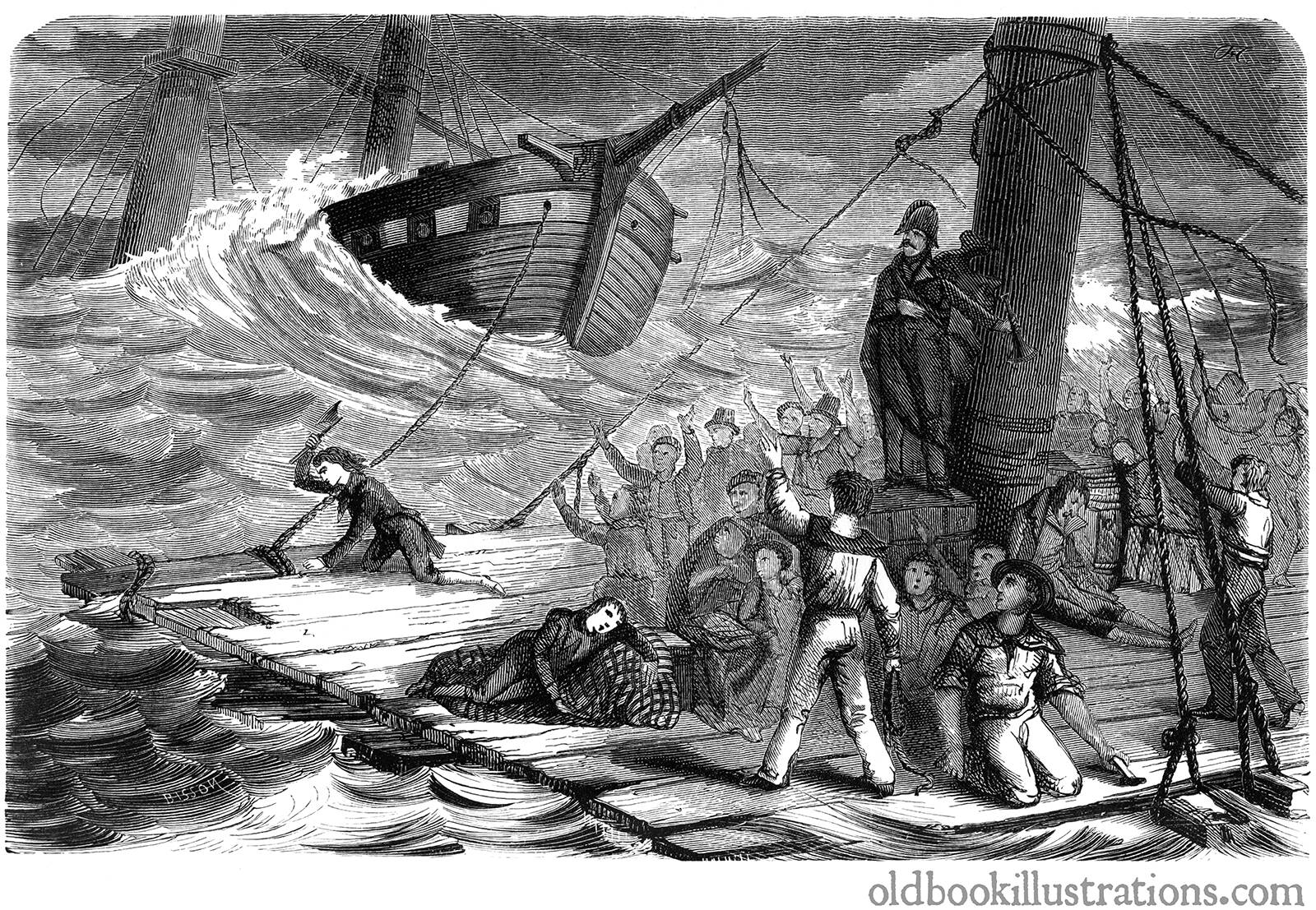 for title lost form Illustrations Shipwrecked â€“ Old Book