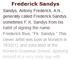 Article on Frederick Sandys