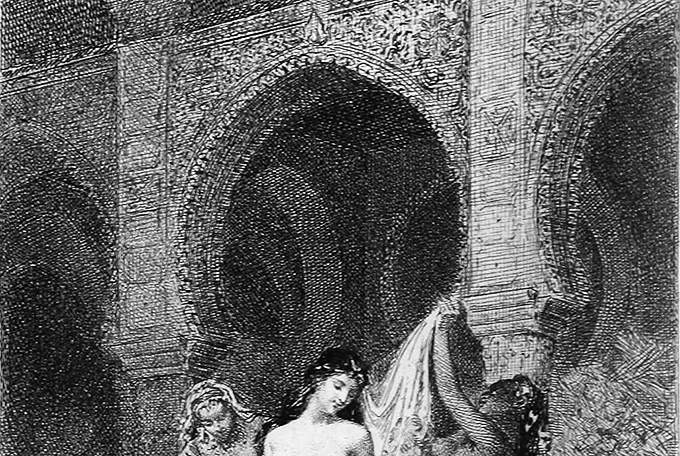 The bath of the fair Persian