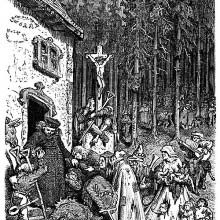 Almsgiving at the presbytery