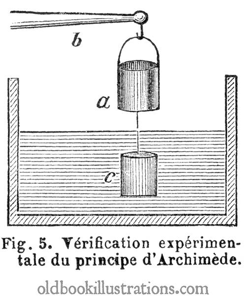 Verification of Archimedes' Principle
