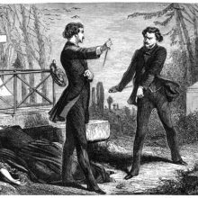 Arguing between the tombs