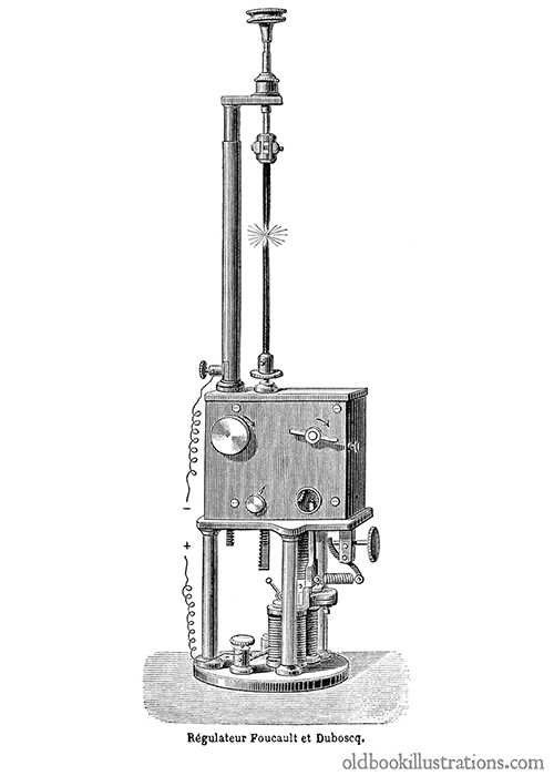 Foucault & Dubosc electromagnetic regulator