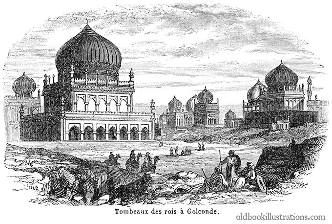 Qutb Shahi Tombs, Golkonda