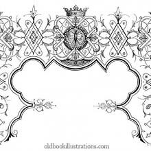 Headpiece ornament with butterflies