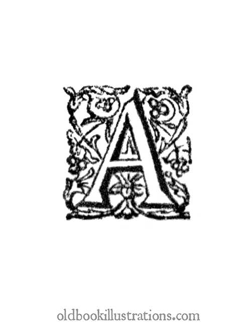 Initial letter, A