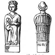 Gallo-roman statuette of Juno Lucina (1)