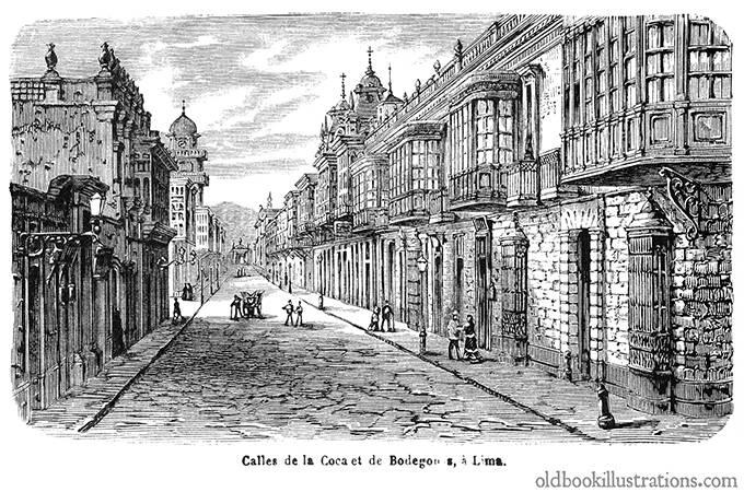 Calles de Coca and Bodegones, Lima