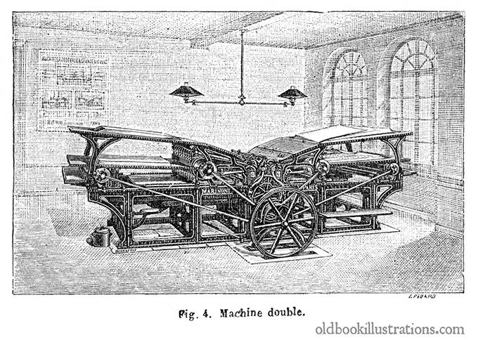 Marinoni Printing Press with Two Feeders