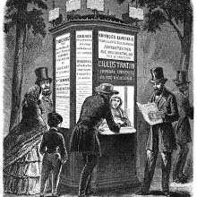 Illuminated Newsstand