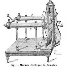 Ramsden friction machine
