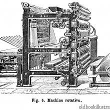 Rotary printing press